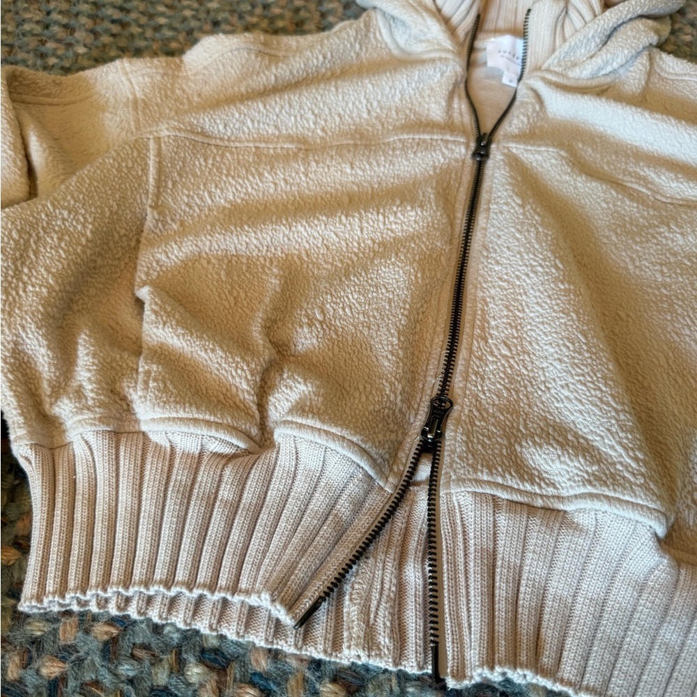 Anthropologie Sundays Cream Track Suit sz M - Picture 5 of 15